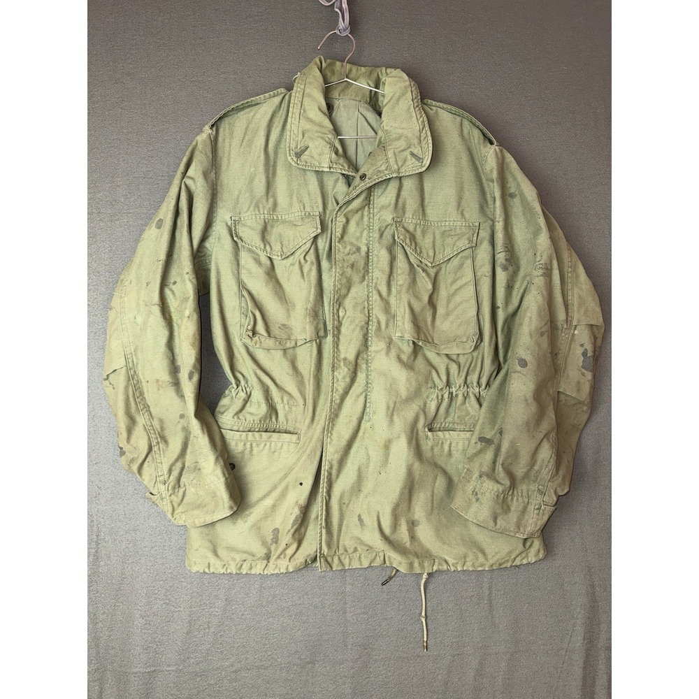 Vintage 70s US Army M-65 Field Jacket John Ownbey Co Inc Mens Medium Regular